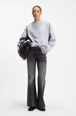 Relaxed-Fit Sweatshirt aus Baumwoll-Terry mit Grafik-Prints