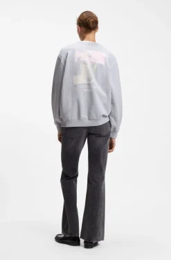 Relaxed-Fit Sweatshirt aus Baumwoll-Terry mit Grafik-Prints