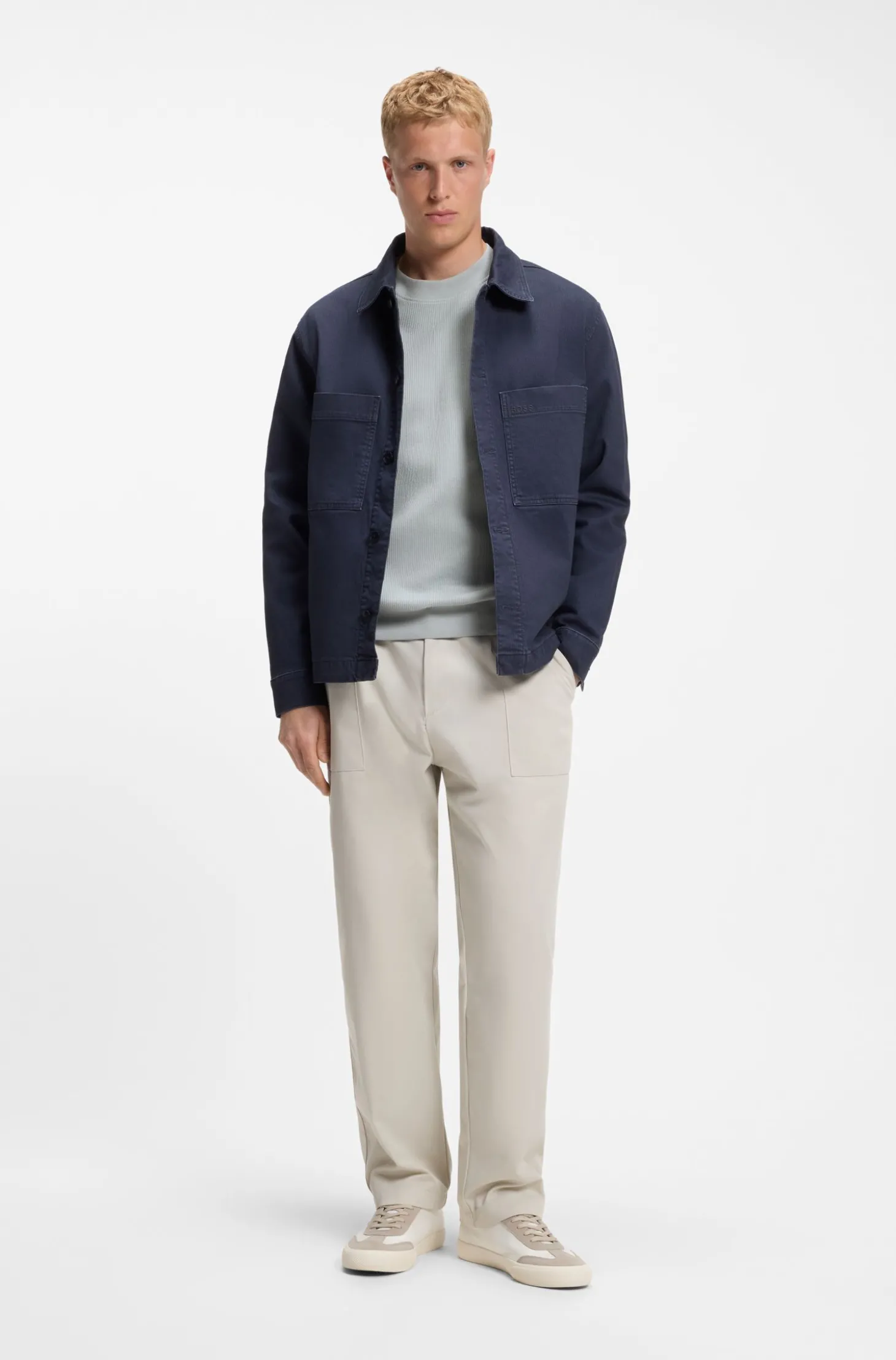 Relaxed-Fit Sweatshirt aus Stretch-Baumwolle