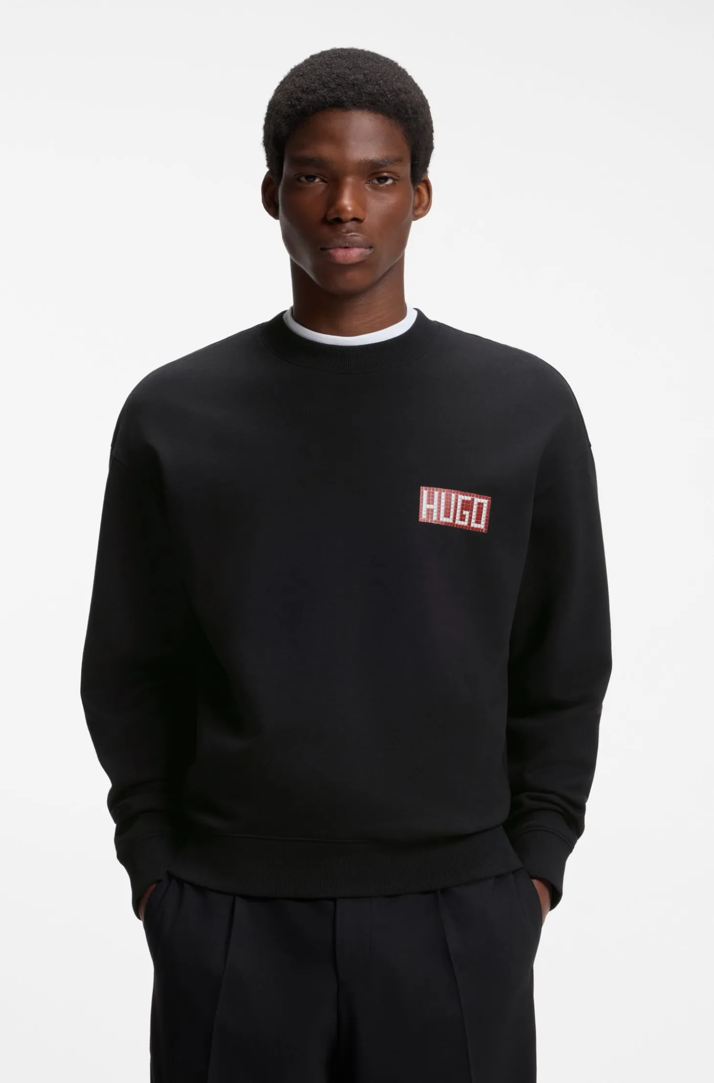 Relaxed-Fit Sweatshirt mit Digital-Print