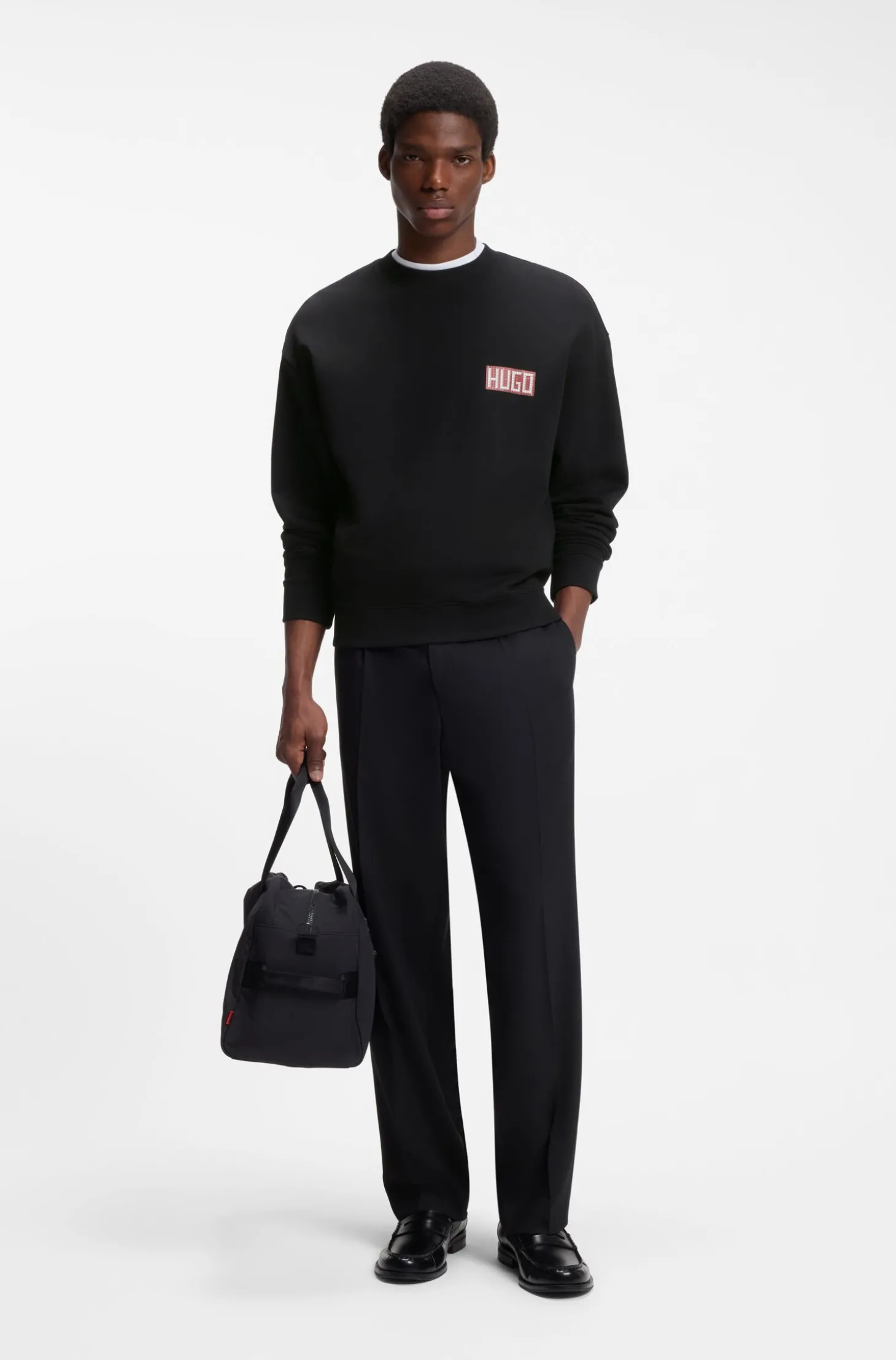 Relaxed-Fit Sweatshirt mit Digital-Print