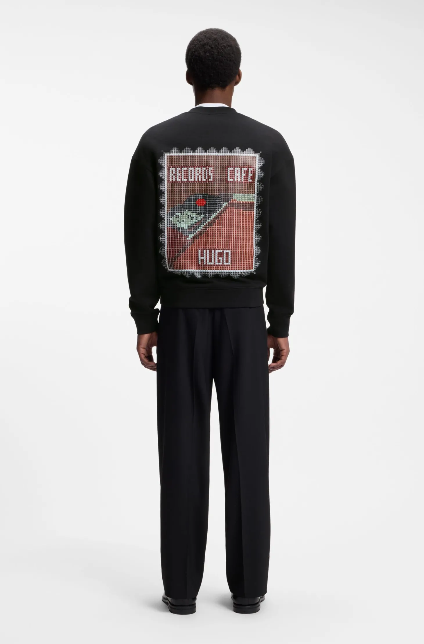 Relaxed-Fit Sweatshirt mit Digital-Print