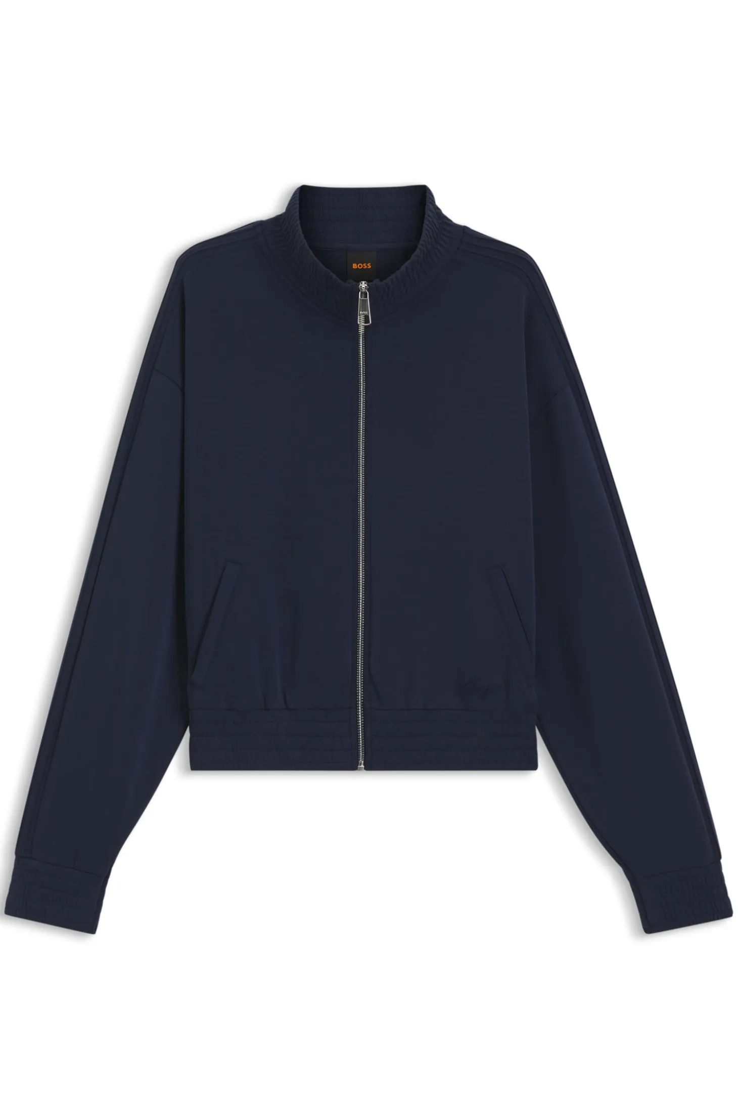 Relaxed-Fit Sweatshirt mit Paspel-Details