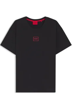 Relaxed-Fit Top mit High-Density-Logo-Print