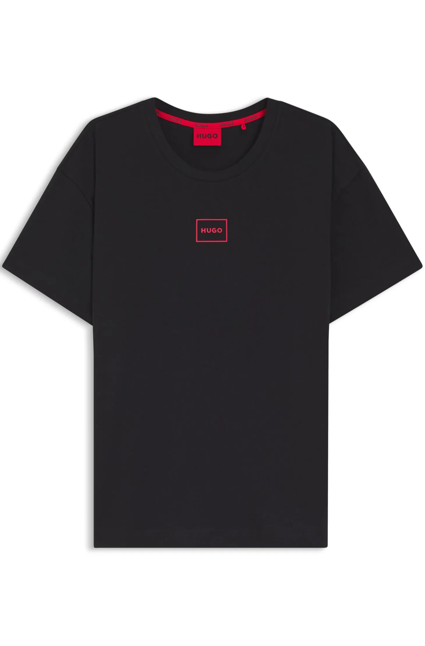 Relaxed-Fit Top mit High-Density-Logo-Print