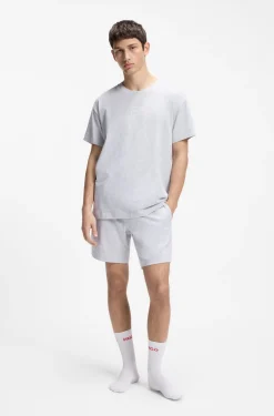 Relaxed-Fit Top mit High-Density-Logo-Print