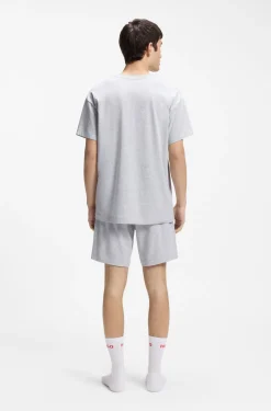 Relaxed-Fit Top mit High-Density-Logo-Print