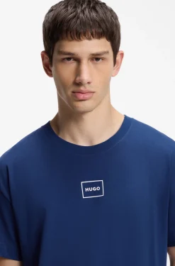 Relaxed-Fit Top mit High-Density-Logo-Print