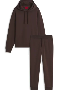 Relaxed-Fit Trainingsanzug-Set aus Baumwolle mit Logo