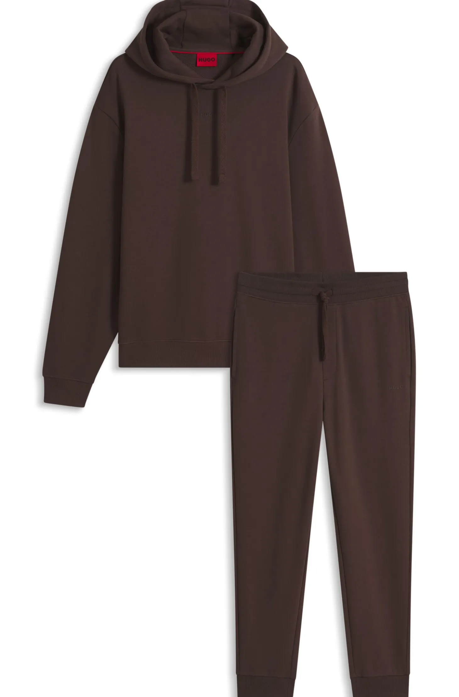 Relaxed-Fit Trainingsanzug-Set aus Baumwolle mit Logo