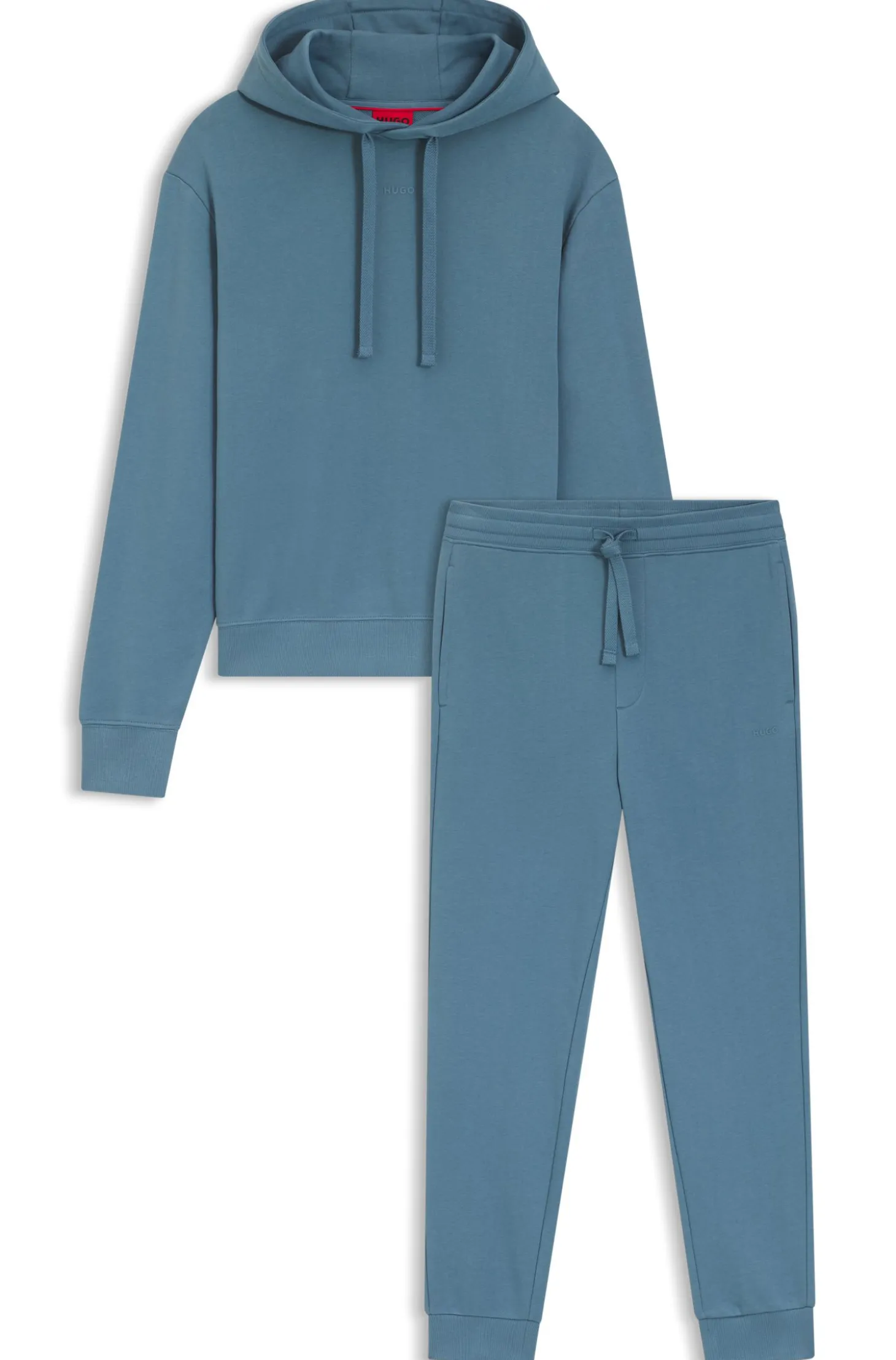 Relaxed-Fit Trainingsanzug-Set aus Baumwolle mit Logo