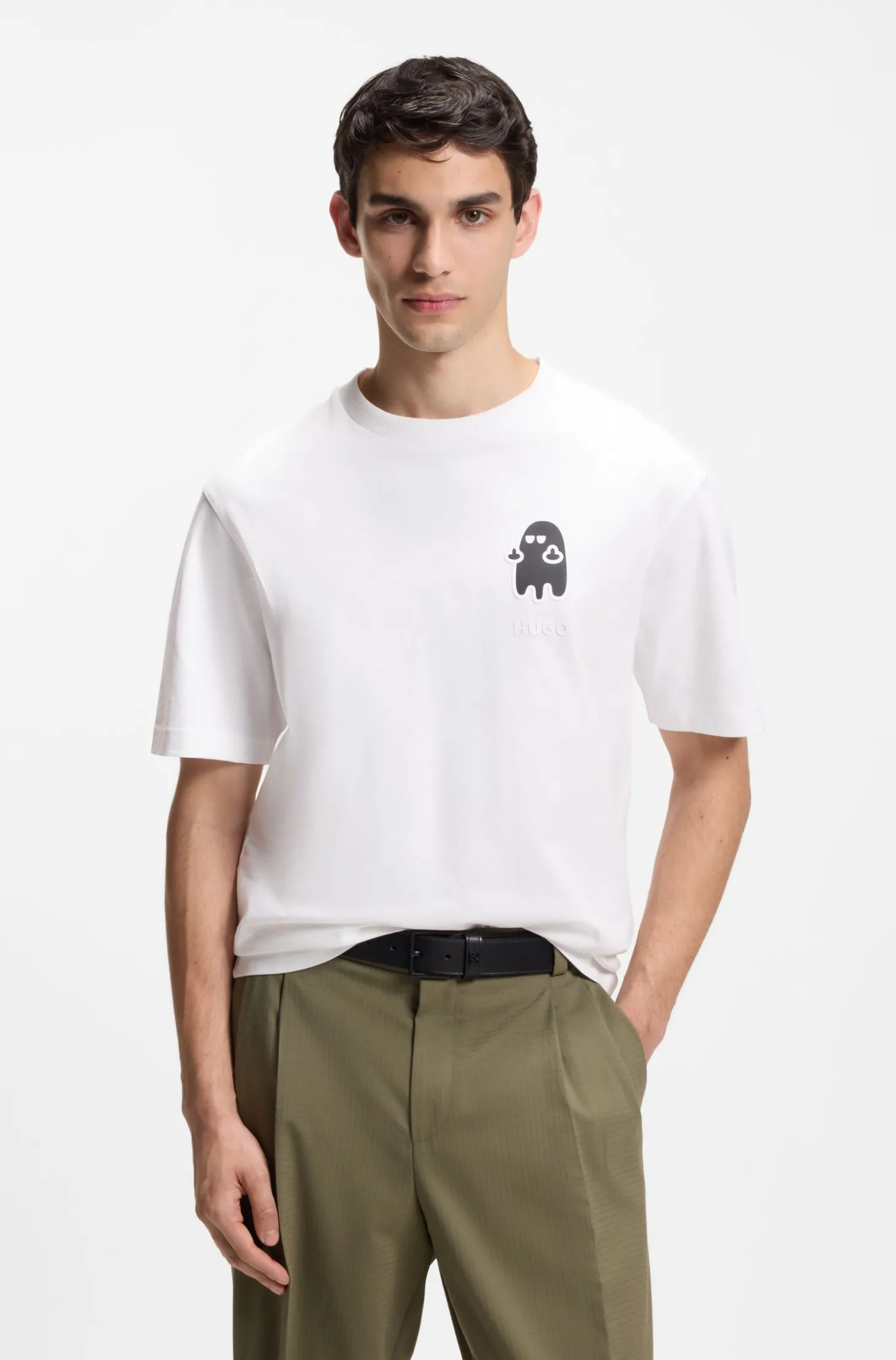 Relaxed-Fit T-Shirt aus Baumwolle mit Horror-Grafik