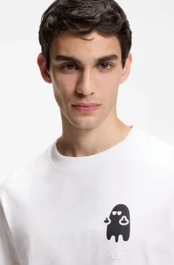 Relaxed-Fit T-Shirt aus Baumwolle mit Horror-Grafik