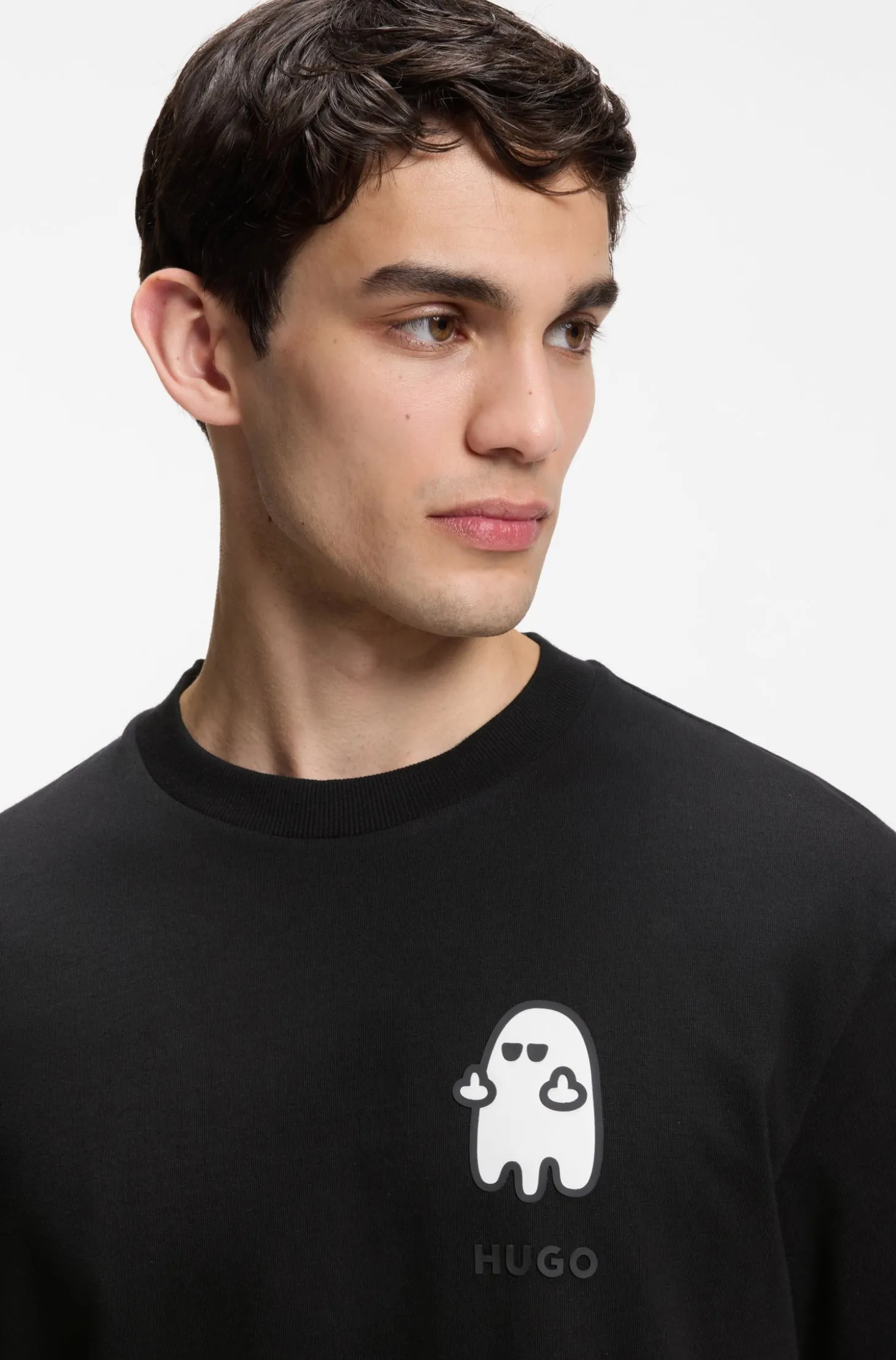 Relaxed-Fit T-Shirt aus Baumwolle mit Horror-Grafik