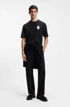 Relaxed-Fit T-Shirt aus Baumwolle mit Horror-Grafik