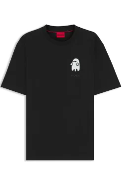 Relaxed-Fit T-Shirt aus Baumwolle mit Horror-Grafik
