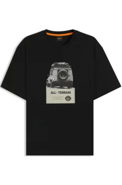Relaxed-Fit T-Shirt aus Baumwoll-Jersey mit Artwork-Print