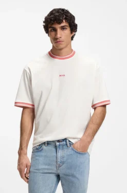 Relaxed-Fit T-Shirt aus Baumwolle mit Streifen-Dessin