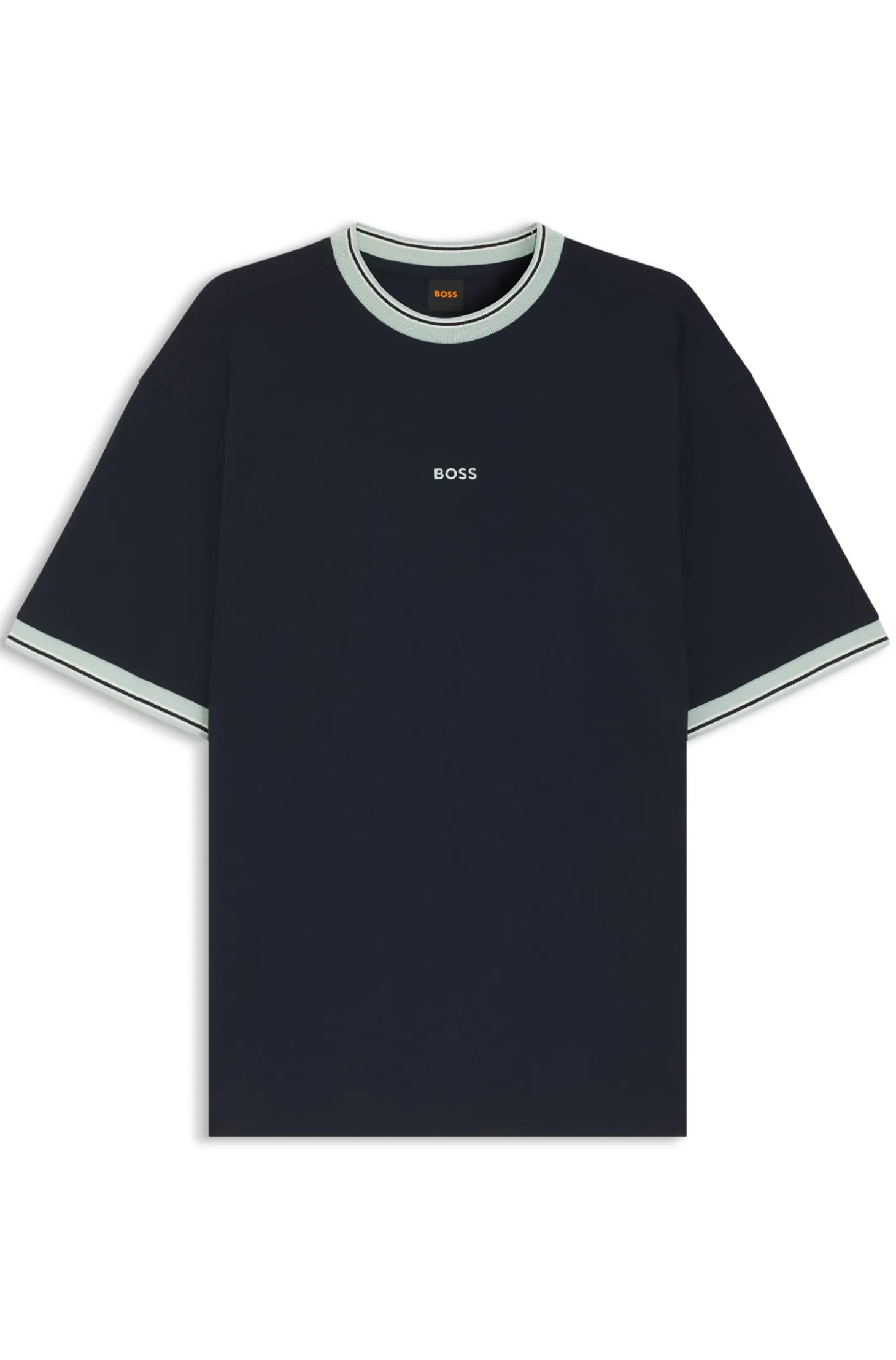 Relaxed-Fit T-Shirt aus Baumwolle mit Streifen-Dessin