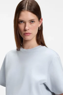 Relaxed-Fit T-Shirt aus merzerisierter Baumwolle