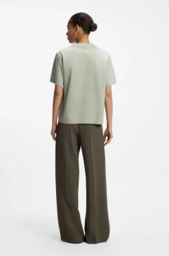 Relaxed-Fit T-Shirt aus merzerisierter Baumwolle