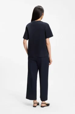 Relaxed-Fit T-Shirt aus merzerisierter Baumwolle