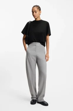 Relaxed-Fit T-Shirt aus merzerisierter Baumwolle