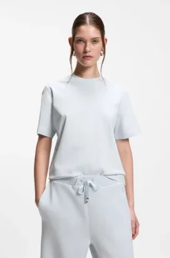 Relaxed-Fit T-Shirt aus merzerisierter Baumwolle