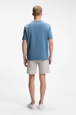 Relaxed-Fit T-Shirt aus Stretch-Baumwolle mit Logo-Detail