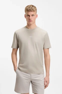 Relaxed-Fit T-Shirt mit geschichtetem Logo-Print
