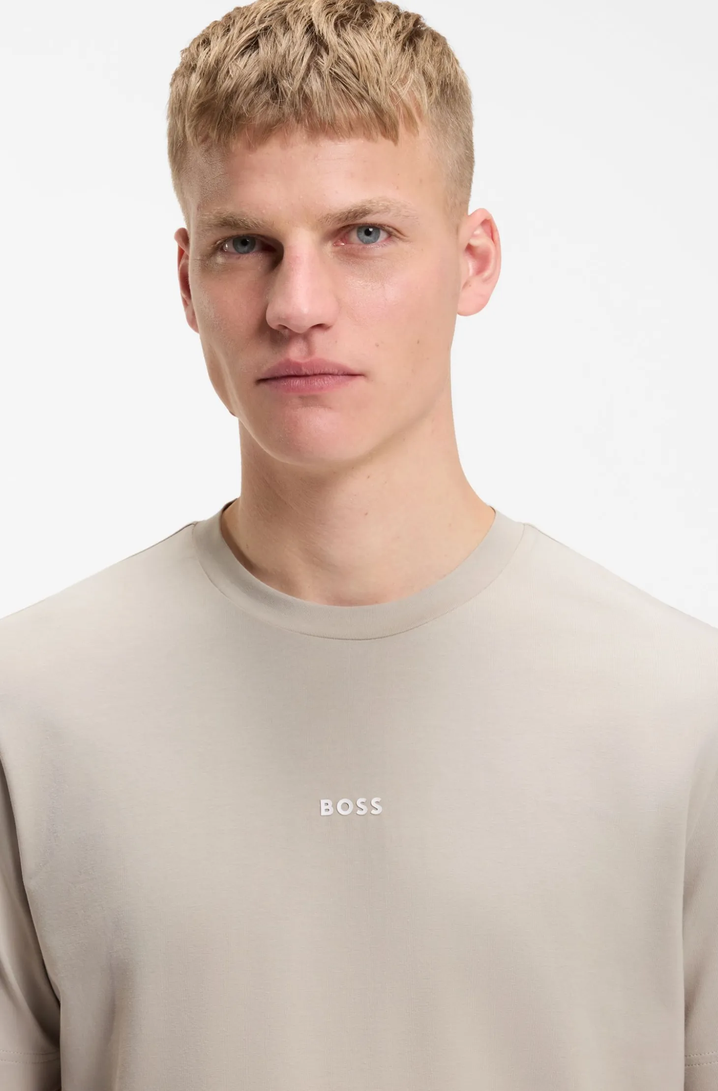 Relaxed-Fit T-Shirt mit geschichtetem Logo-Print