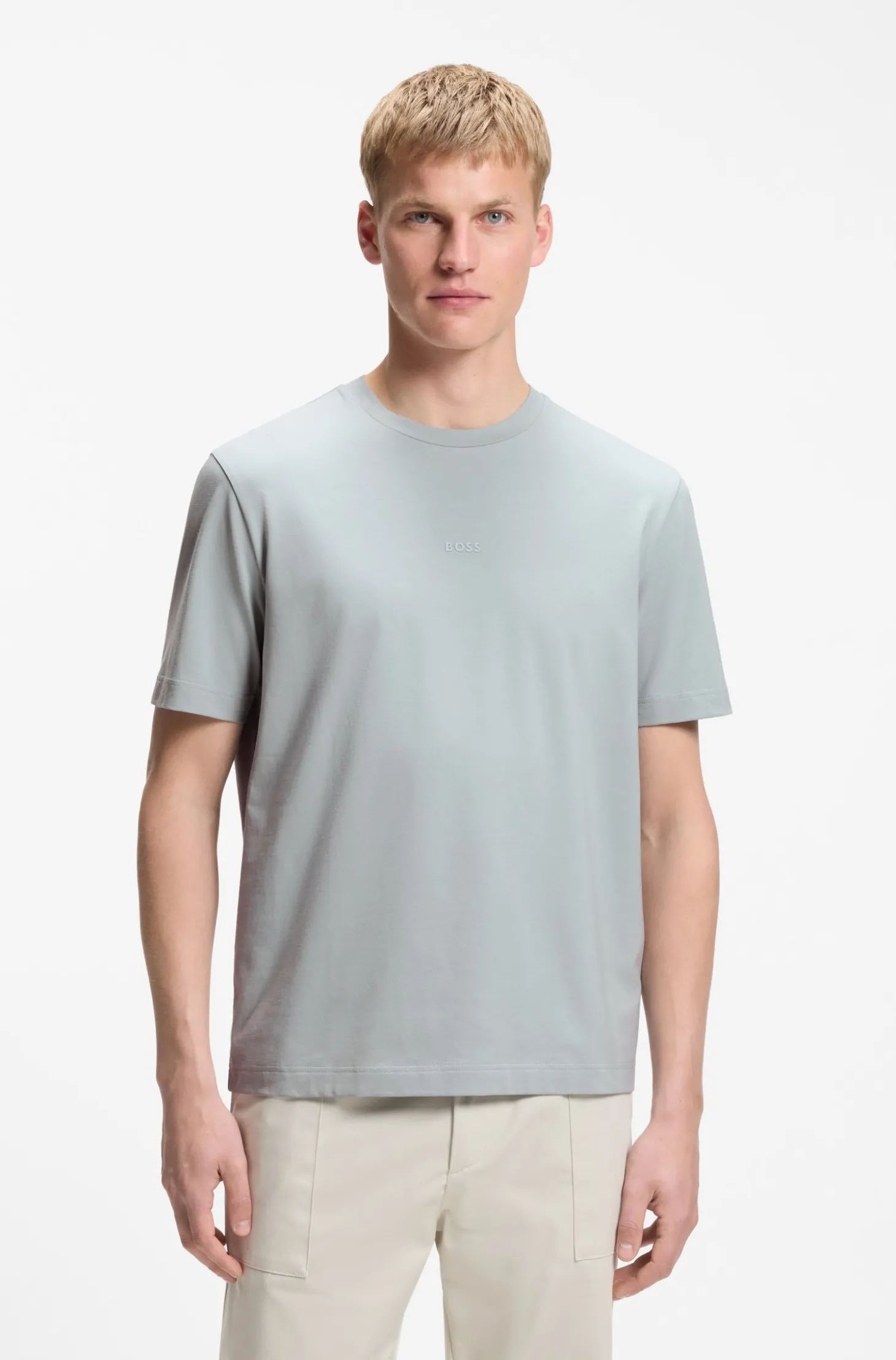 Relaxed-Fit T-Shirt mit geschichtetem Logo-Print
