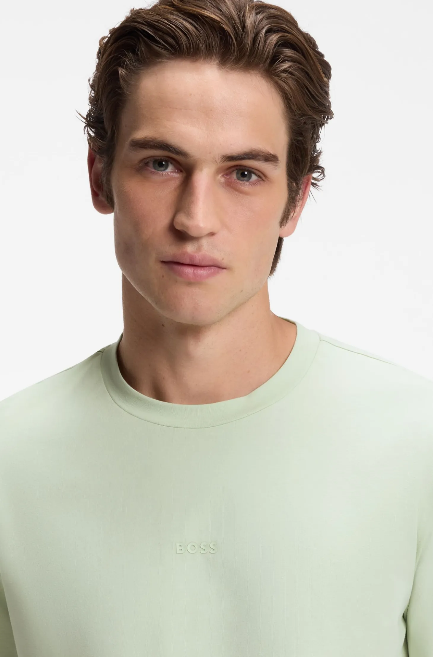 Relaxed-Fit T-Shirt mit geschichtetem Logo-Print