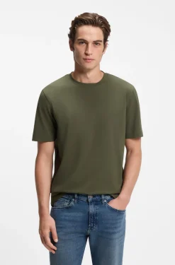 Relaxed-Fit T-Shirt mit geschichtetem Logo-Print