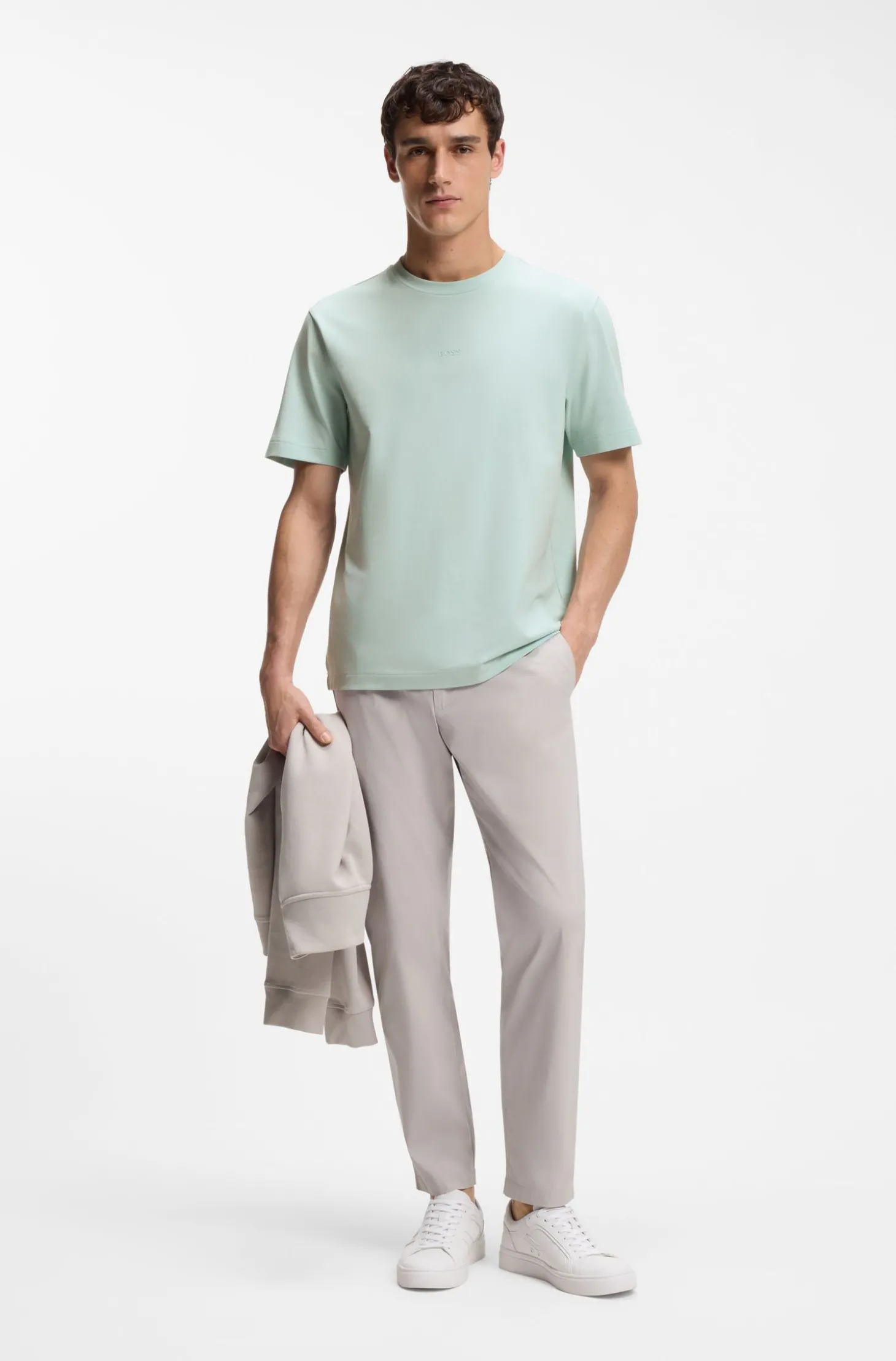 Relaxed-Fit T-Shirt mit geschichtetem Logo-Print