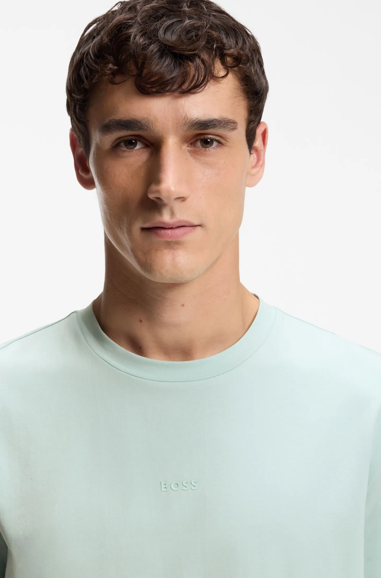 Relaxed-Fit T-Shirt mit geschichtetem Logo-Print