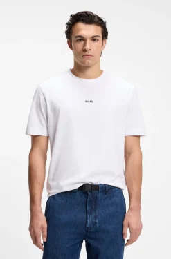 Relaxed-Fit T-Shirt mit geschichtetem Logo-Print