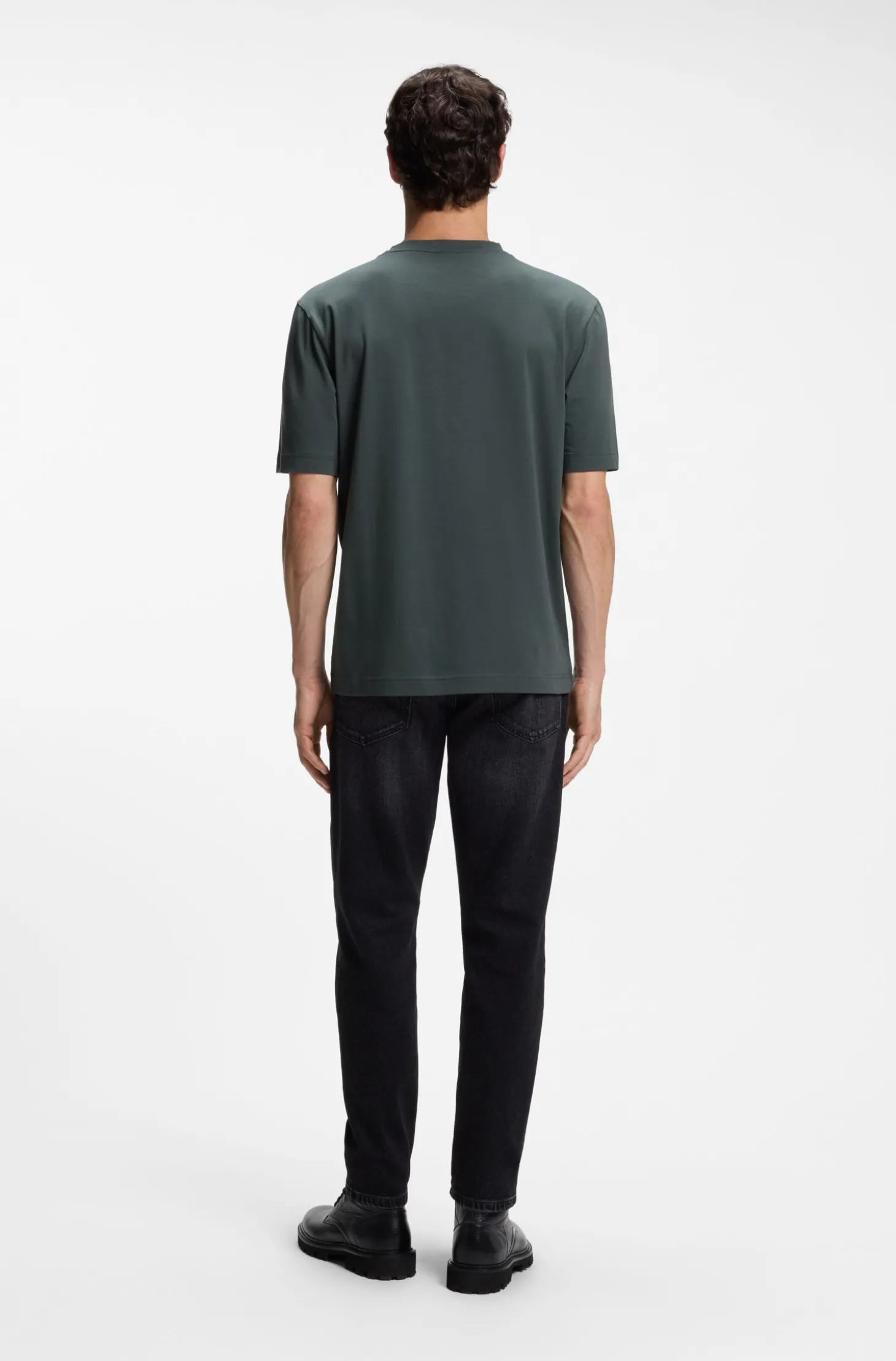 Relaxed-Fit T-Shirt mit geschichtetem Logo-Print