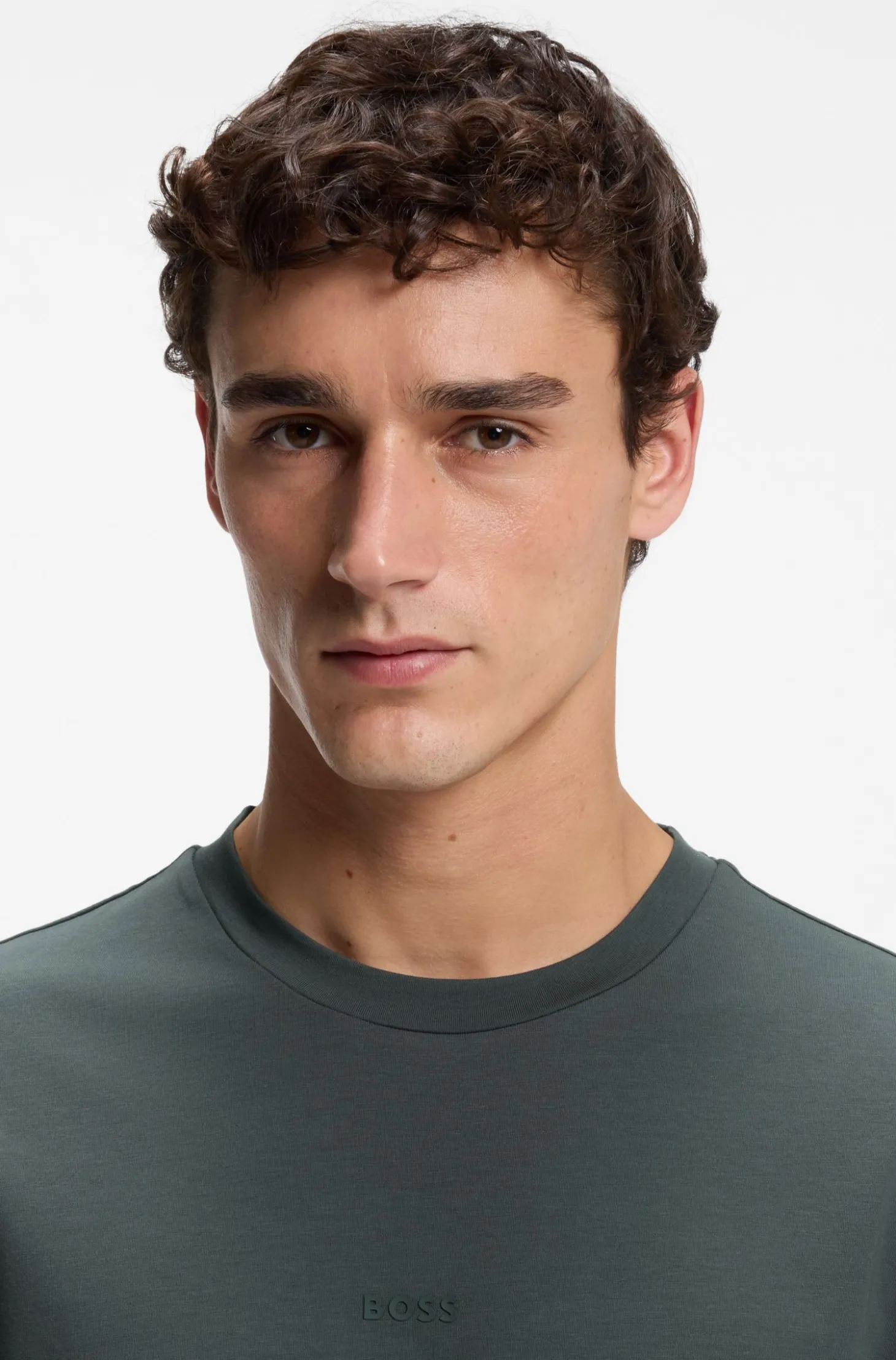 Relaxed-Fit T-Shirt mit geschichtetem Logo-Print