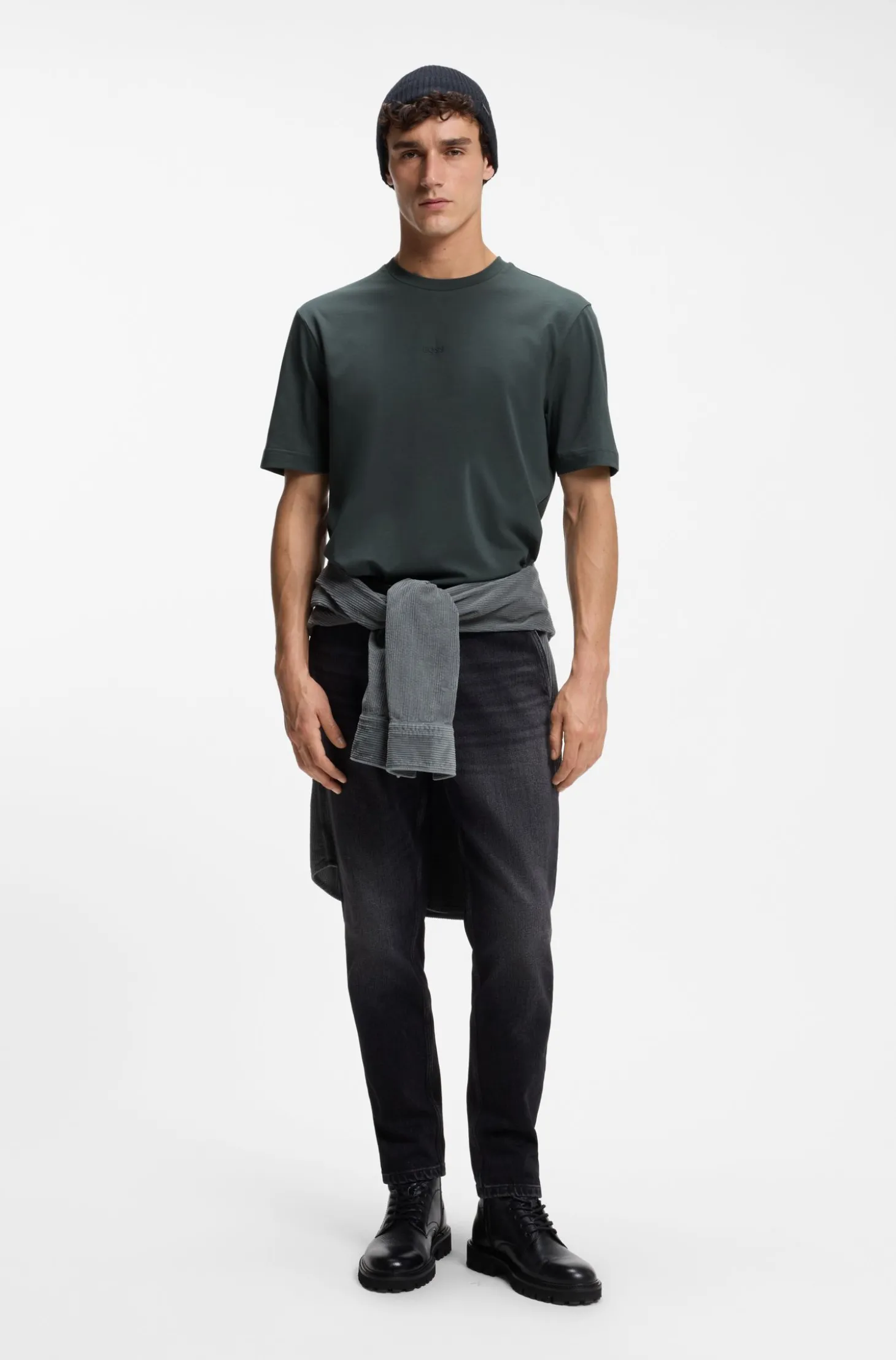 Relaxed-Fit T-Shirt mit geschichtetem Logo-Print