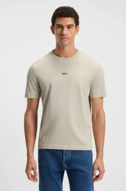 Relaxed-Fit T-Shirt mit geschichtetem Logo-Print