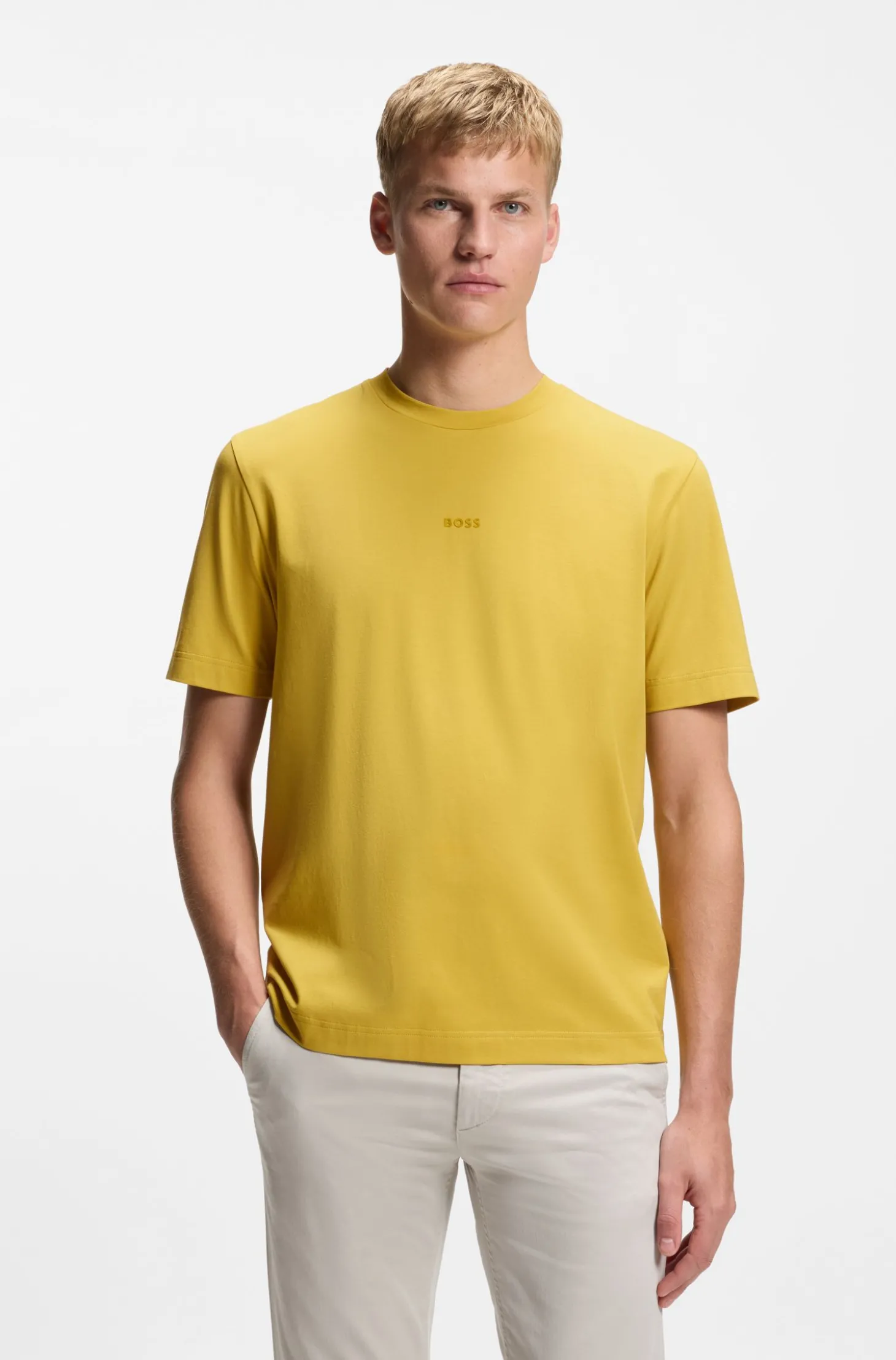 Relaxed-Fit T-Shirt mit geschichtetem Logo-Print