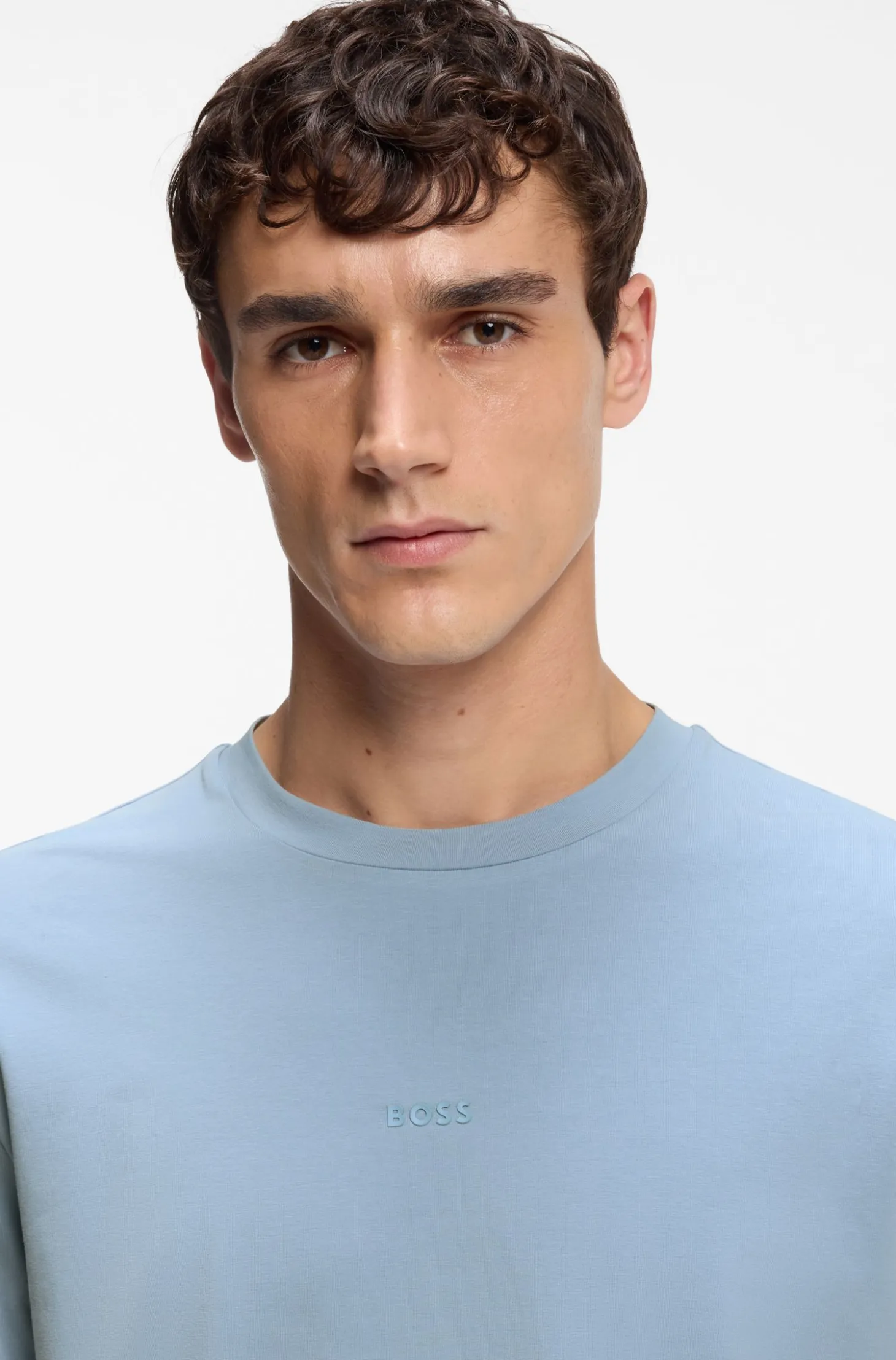 Relaxed-Fit T-Shirt mit geschichtetem Logo-Print