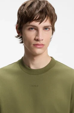 Relaxed-Fit T-Shirt mit zentralem Logo-Detail