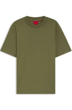 Relaxed-Fit T-Shirt mit zentralem Logo-Detail