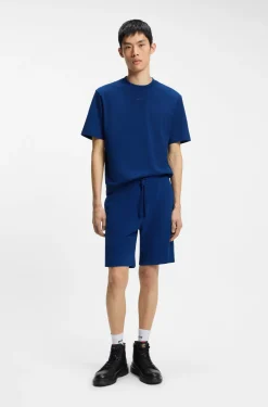 Relaxed-Fit T-Shirt mit zentralem Logo-Detail