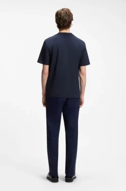 Relaxed-Fit T-Shirt mit zentralem Logo-Detail