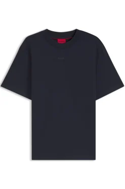Relaxed-Fit T-Shirt mit zentralem Logo-Detail