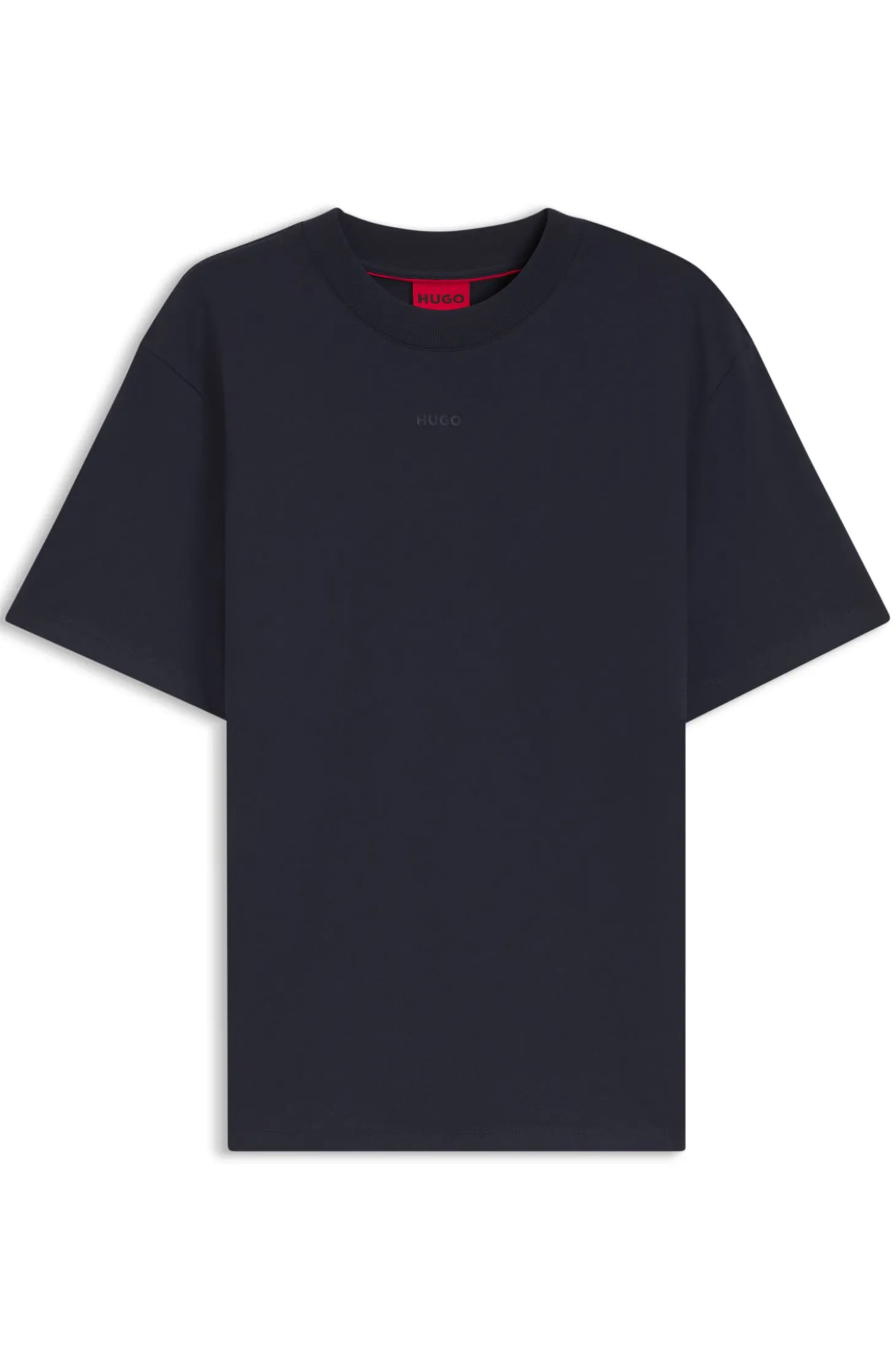Relaxed-Fit T-Shirt mit zentralem Logo-Detail
