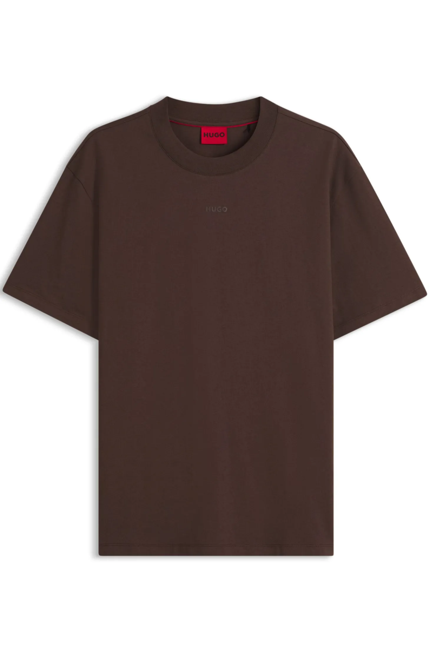 Relaxed-Fit T-Shirt mit zentralem Logo-Detail